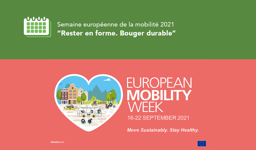 Semaine européenne de la mobilité 2021 - Restez en forme. Bougez durable.