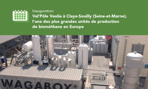 Inauguration de Val’Pôle Veolia à Claye-Souilly (Seine-et-Marne), l’une des plus grandes unités de production de biométhane en Europe